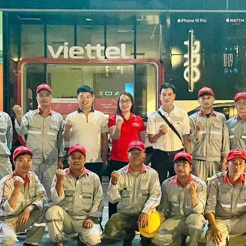 Chung sức, đồng lòng bảo vệ hạ tầng Viettel trước bão Kajiki