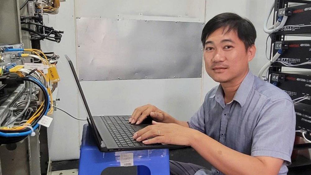 Kỹ sư đưa lưu lượng 5G tại Cà Mau tăng hơn 200%