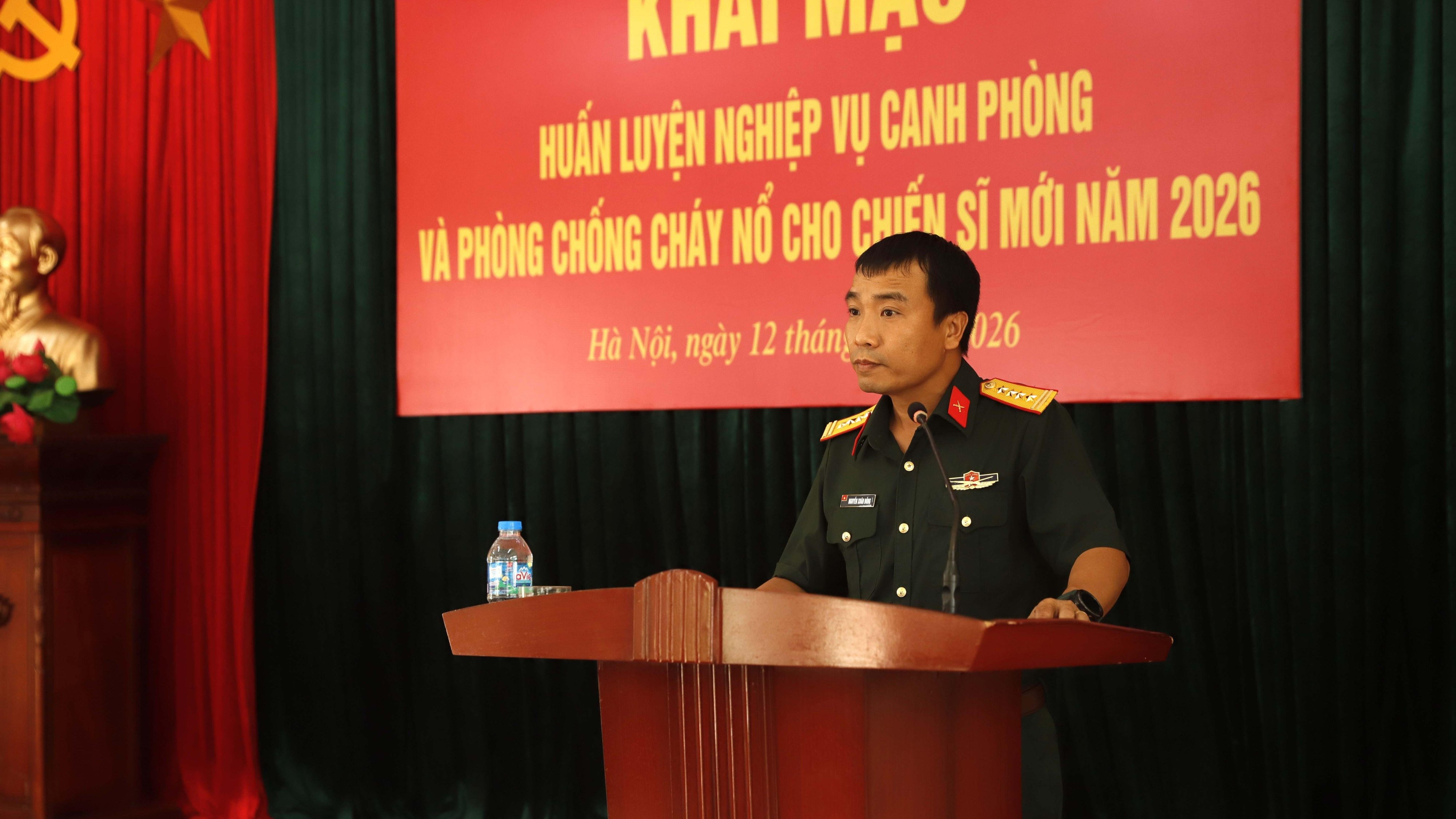 VTX tổ chức khóa huấn luyện nghiệp vụ cho chiến sĩ mới năm 2026