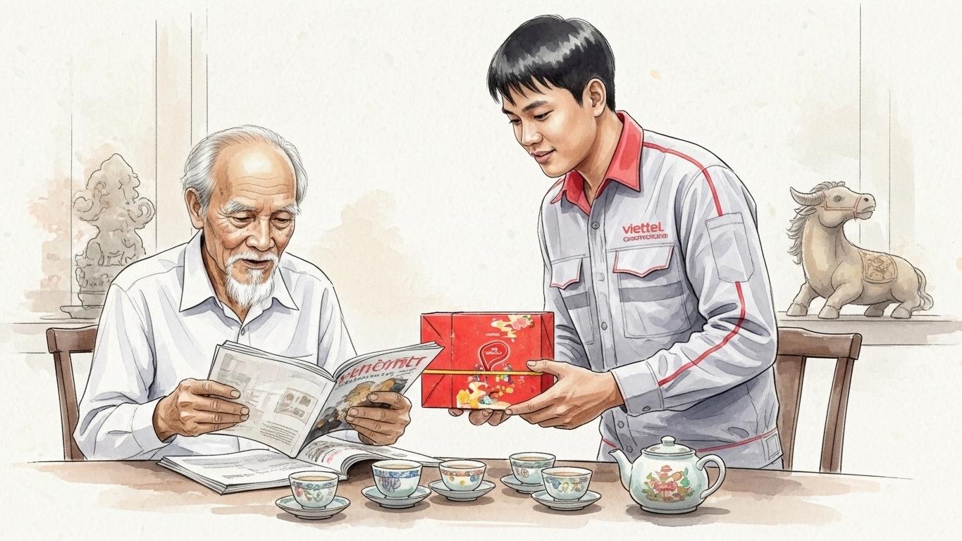 Bức thư tay của ông ngoại 90 tuổi và niềm tự hào mang tên Viettel