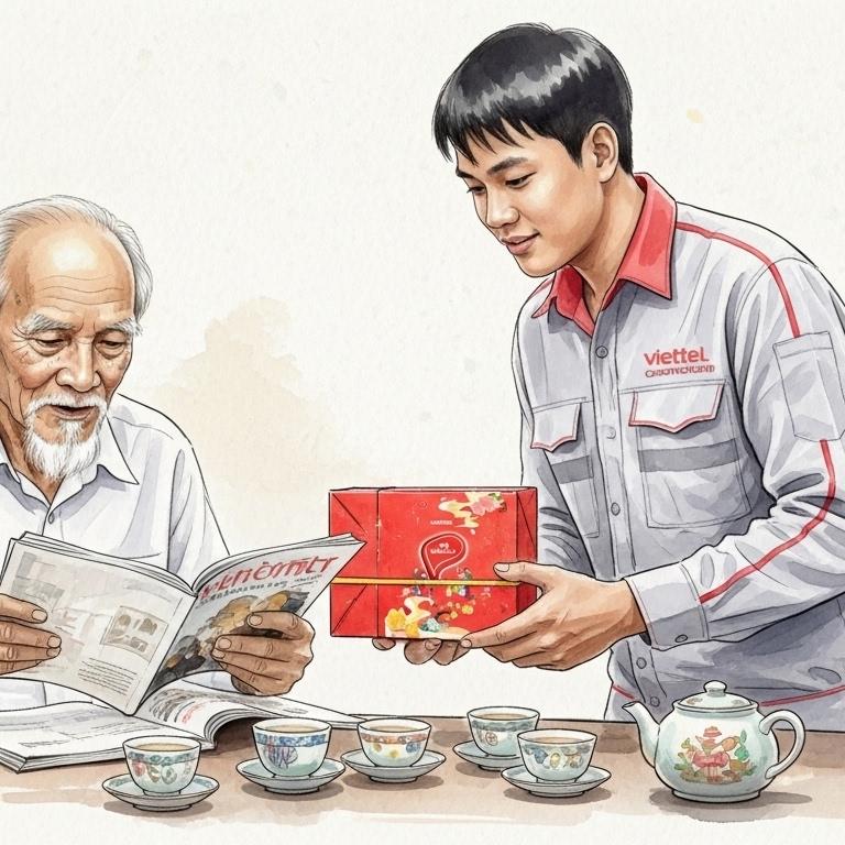 Bức thư tay của ông ngoại 90 tuổi và niềm tự hào mang tên Viettel