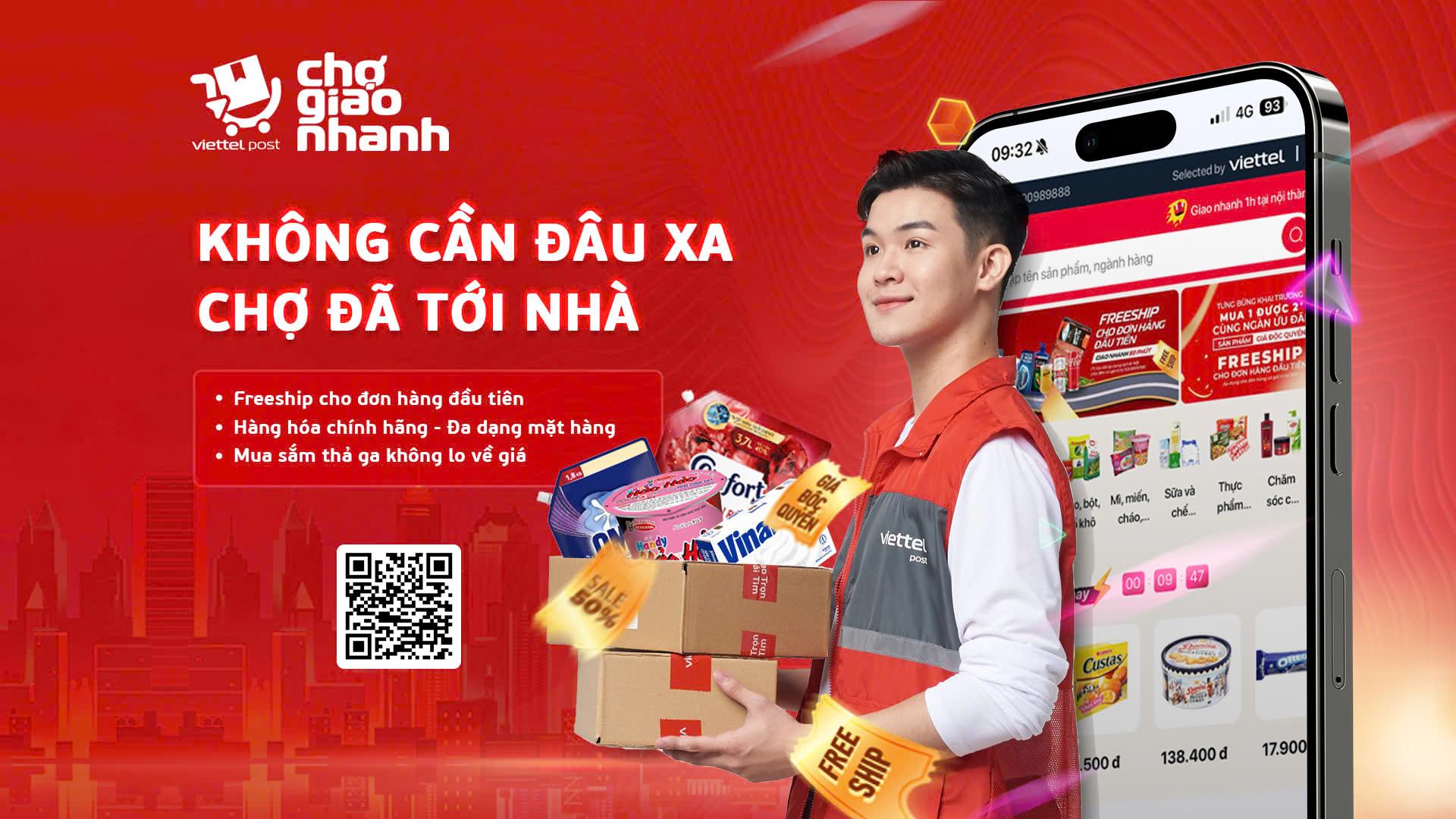 Viettel Post ra mắt Chợ giao nhanh - một nền tảng, nhiều sứ mệnh