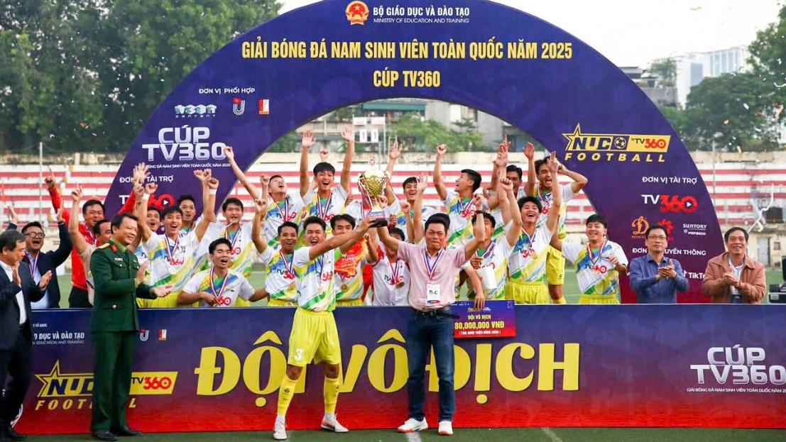 Giải bóng đá sinh viên 2025, Cup TV360 với 410 trận đấu, 105 trận độc quyền
