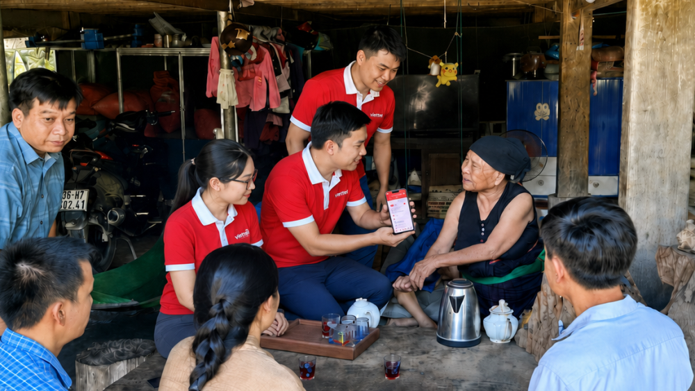 Người Viettel mang Tammi về bản