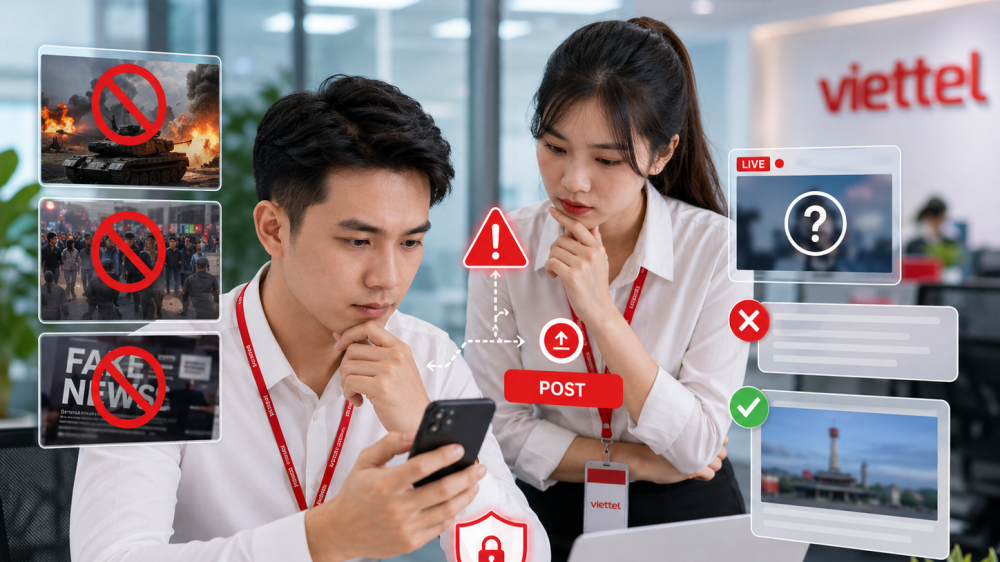 Bộ Quốc phòng quy định rõ những hành vi CBNV Viettel không được làm trên MXH