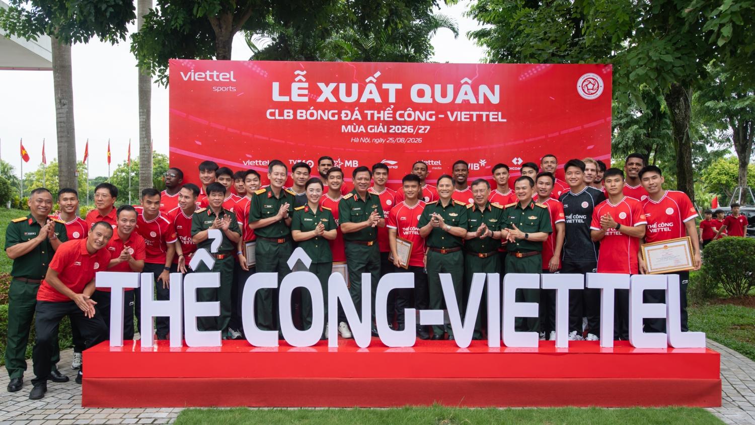 Thể Công - Viettel quyết tâm chinh phục đỉnh cao trong mùa giải 2026-2027