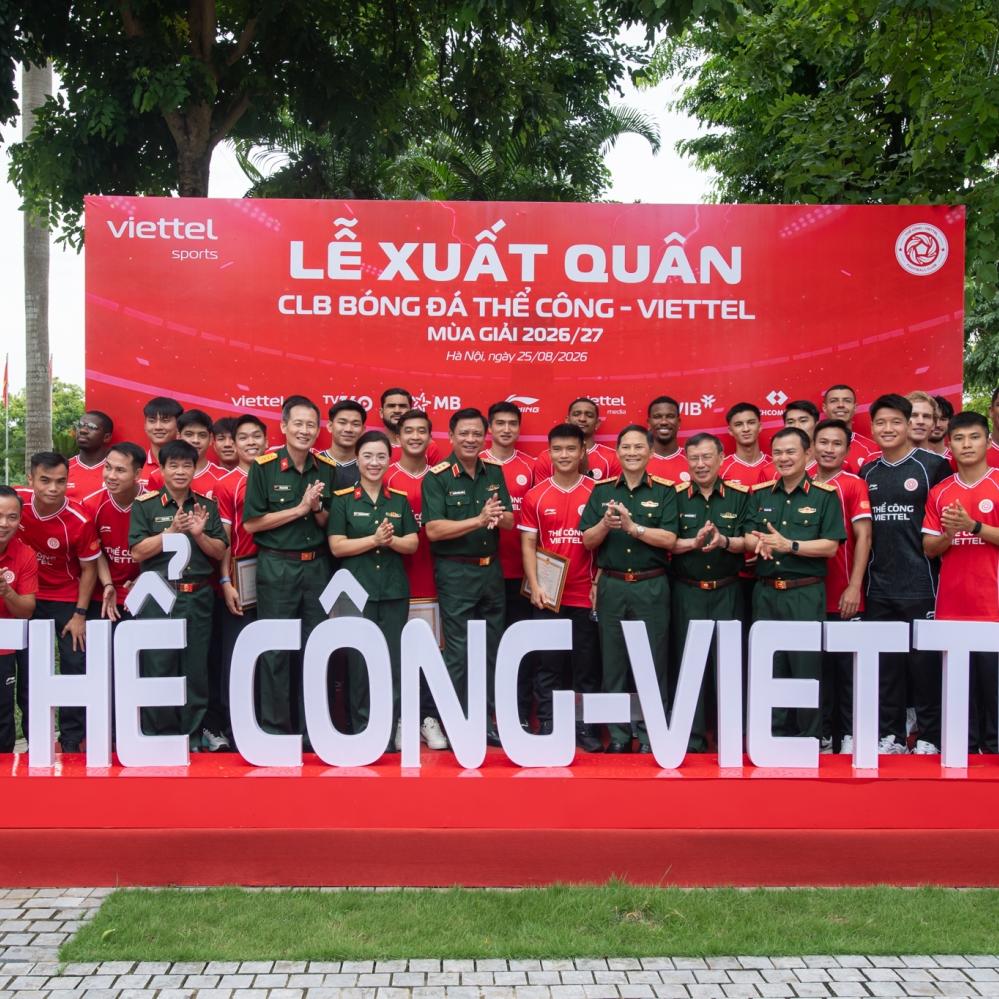 Thể Công - Viettel quyết tâm chinh phục đỉnh cao trong mùa giải 2026-2027