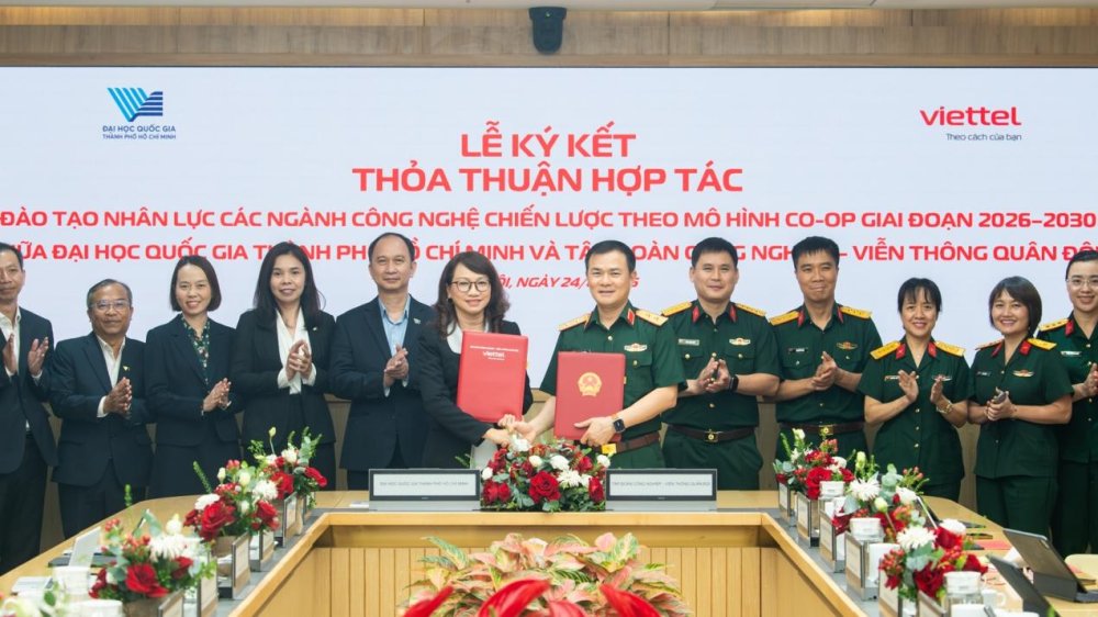 Viettel và Đại học Quốc gia TP.HCM hợp tác đào tạo nhân lực công nghệ chiến lược