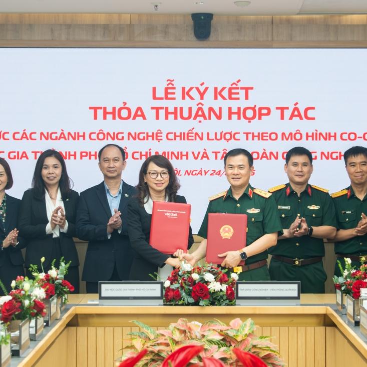 Viettel và Đại học Quốc gia TP.HCM hợp tác đào tạo nhân lực công nghệ chiến lược