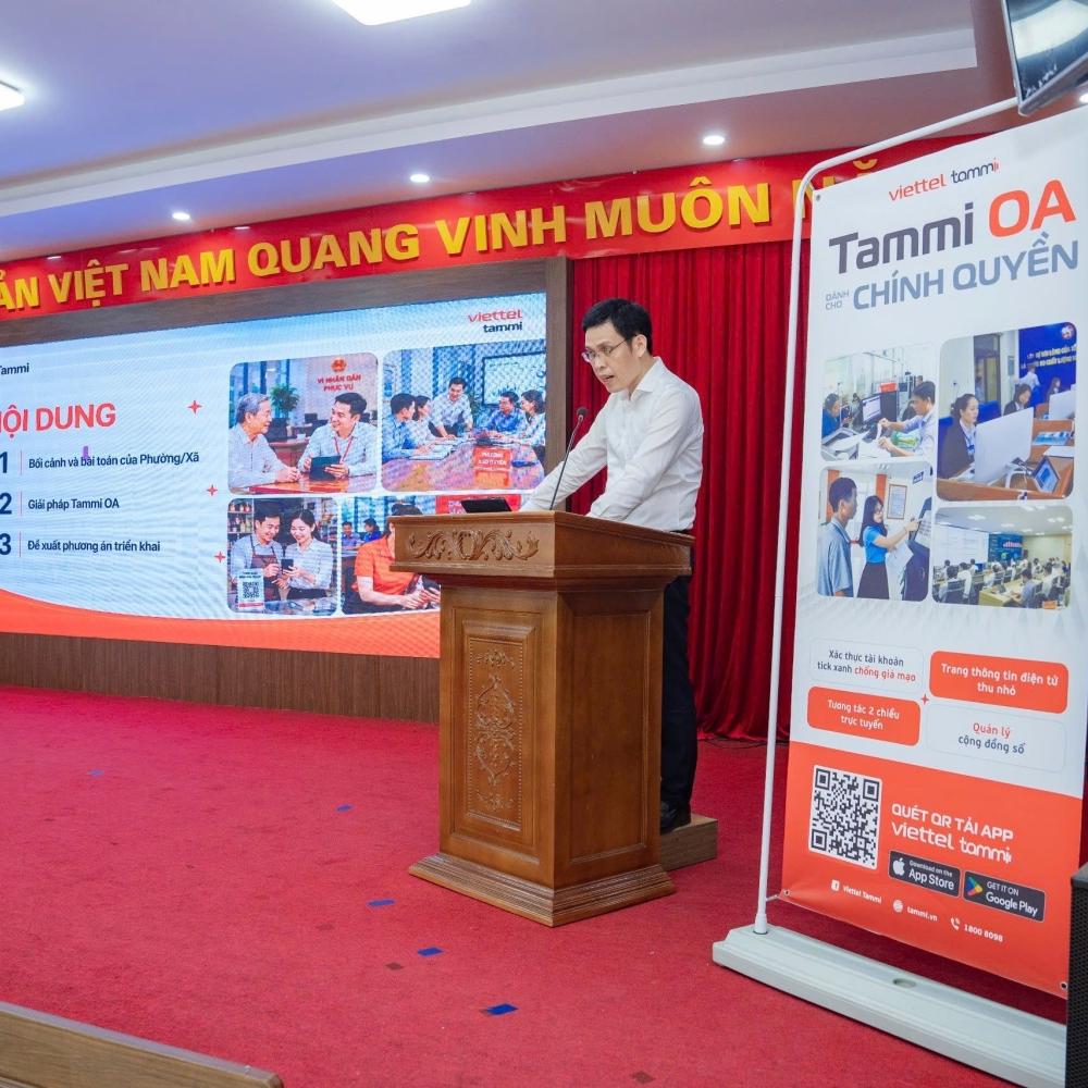 Viettel đưa chuyển đổi số đến gần địa phương hơn với Tammi OA