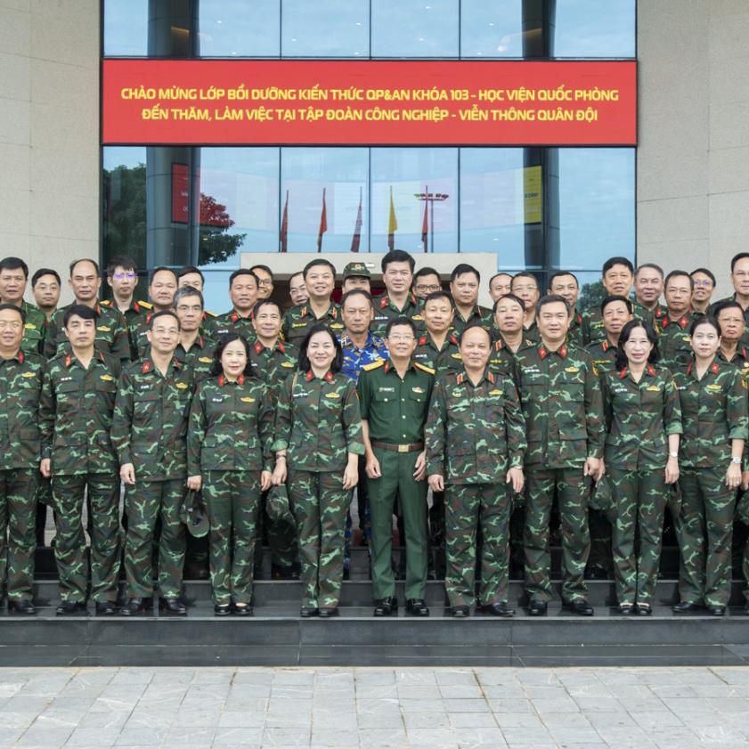 Học viện Quốc phòng ấn tượng với năng lực công nghệ và văn hóa Viettel