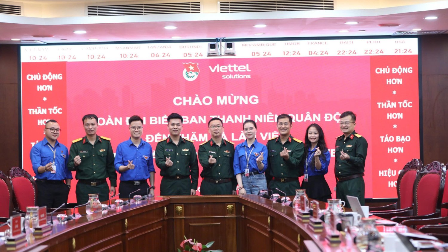Ban Thanh niên Quân đội trao đổi, nắm bắt thực tiễn công tác Đoàn tại VTS