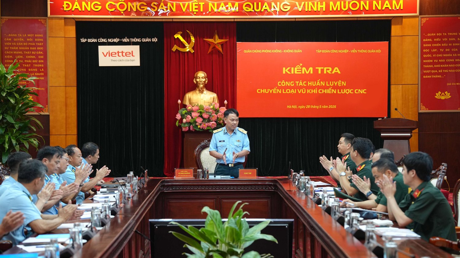 Quân chủng PK-KQ kiểm tra huấn luyện, chuyển loại vũ khí do Viettel hiện đại hóa
