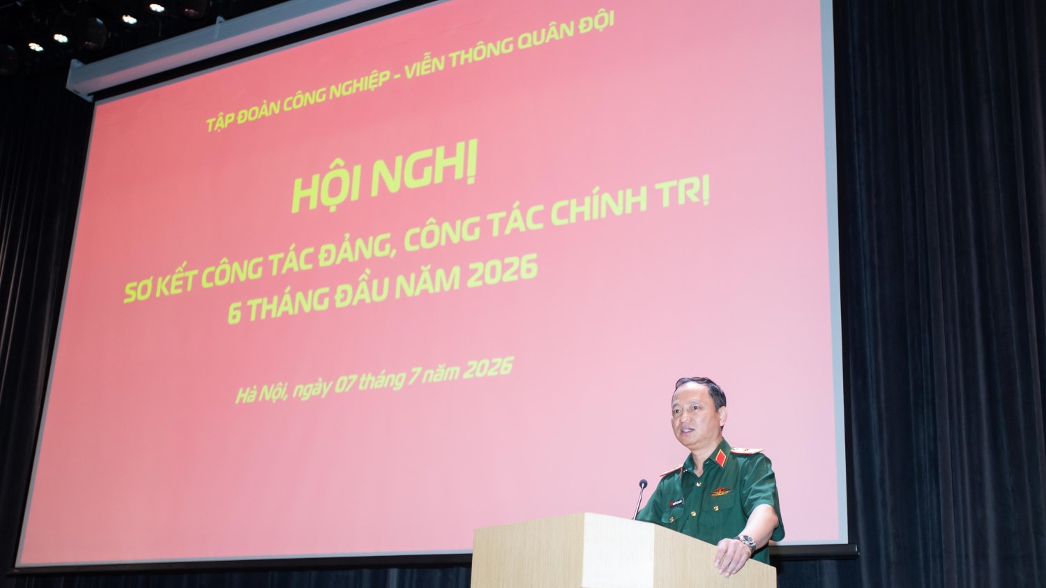 Công tác Đảng, công tác chính trị phải tạo động lực hoàn thành nhiệm vụ