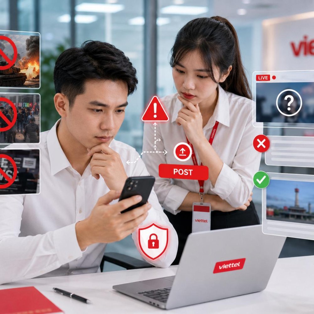Bộ Quốc phòng quy định rõ những hành vi CBNV Viettel không được làm trên MXH