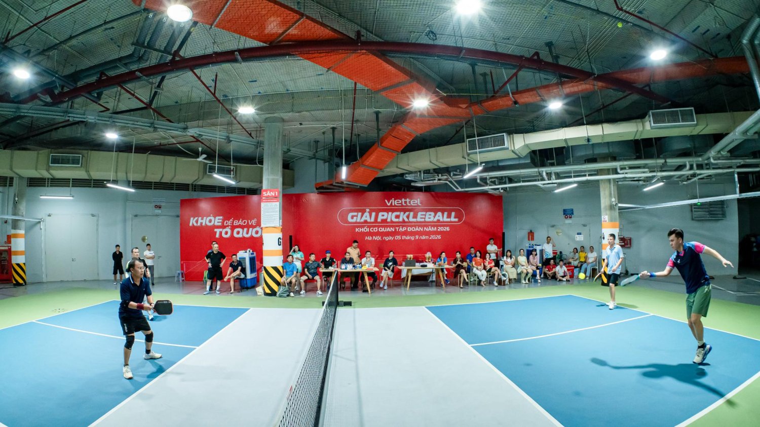 Hình ảnh đẹp từ giải pickleball Khối Cơ quan Tập đoàn năm 2026