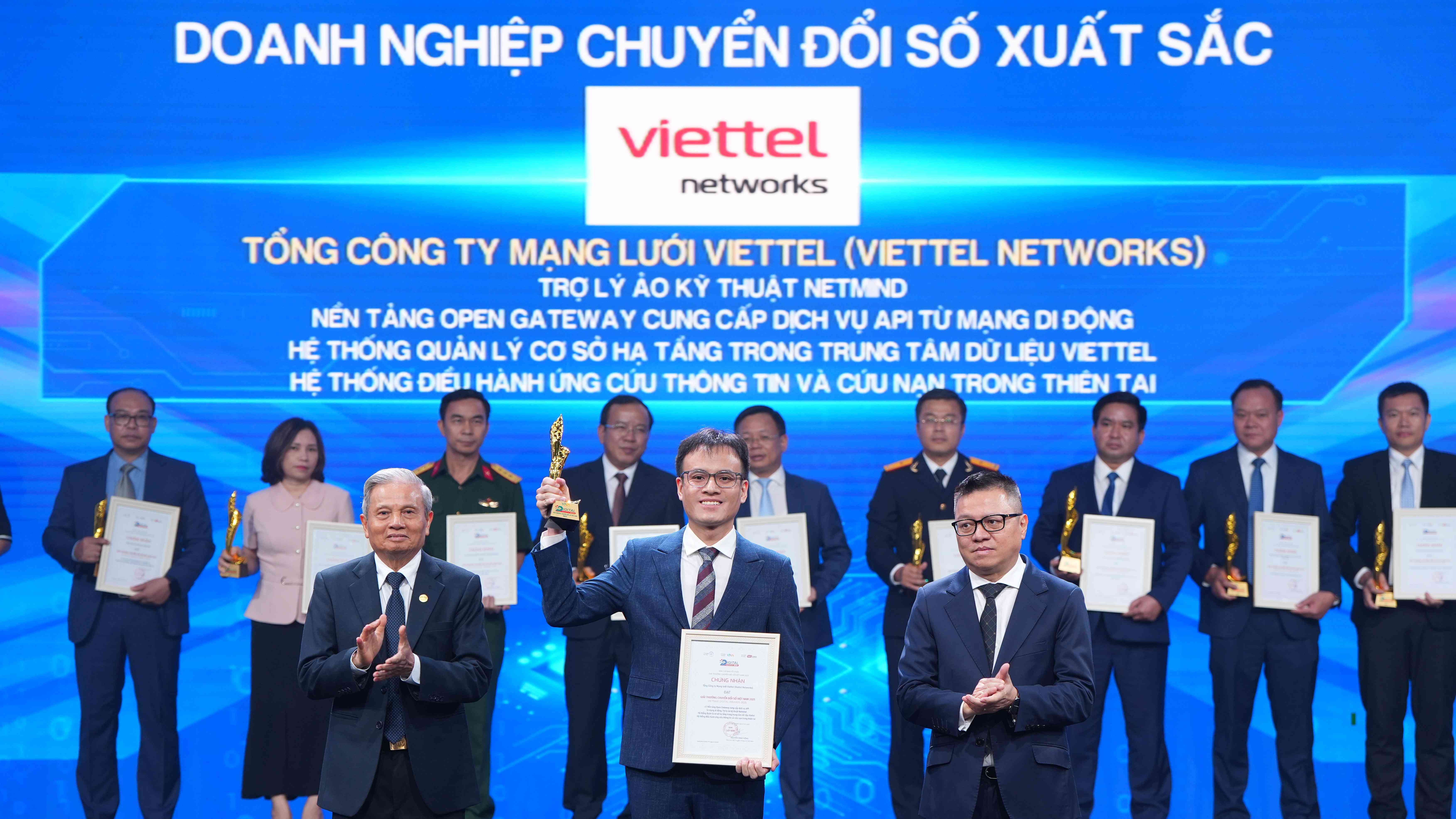 Đại diện Viettel được ghi nhận xuất sắc trong chuyển đổi số quốc gia