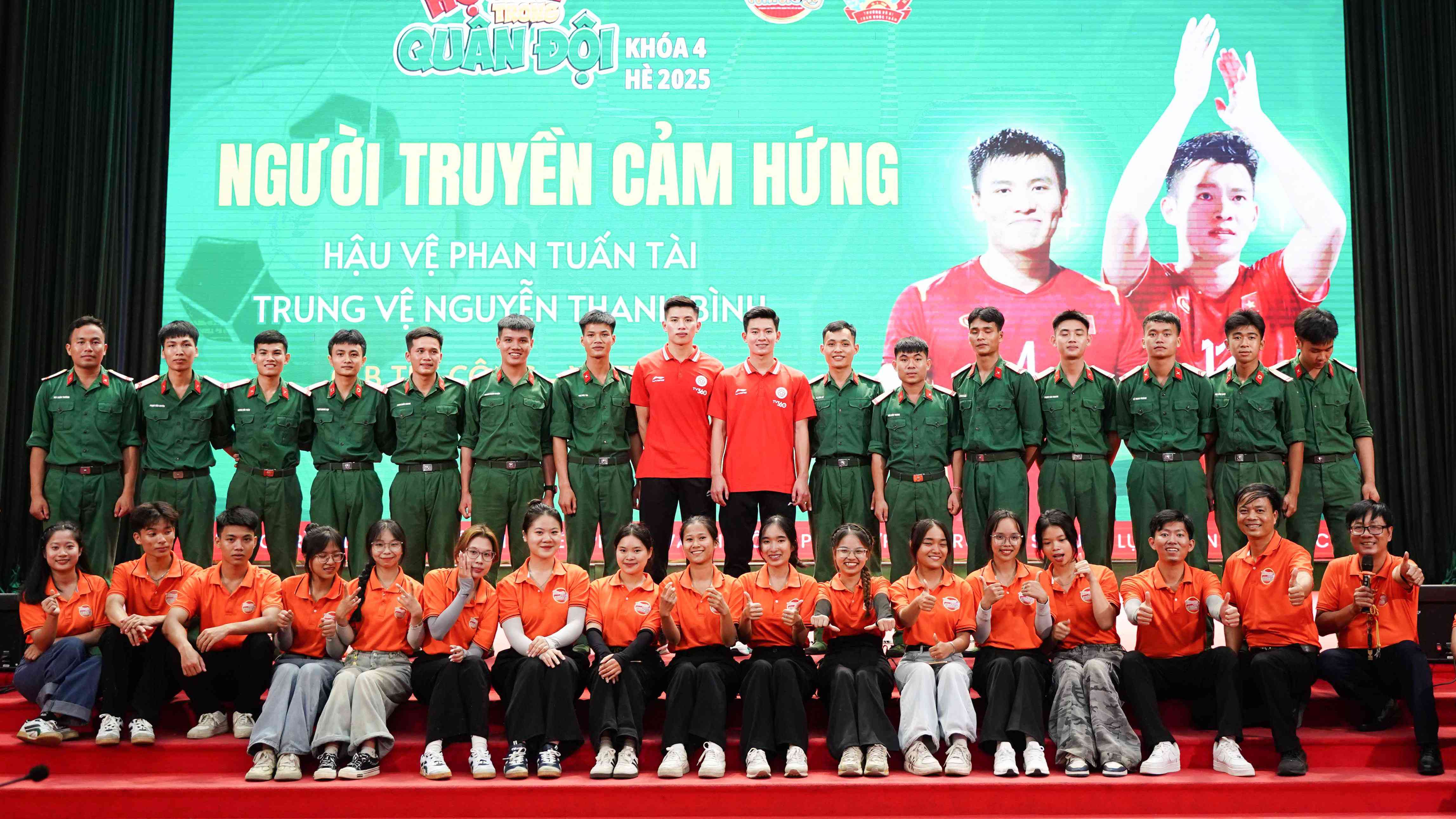 Cầu thủ Thể Công - Viettel trở thành người truyền cảm hứng đặc biệt