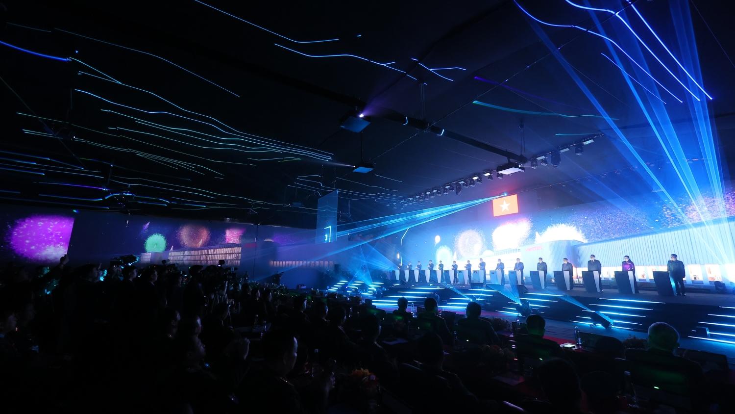 Viettel Media đưa nhiều công nghệ tổ chức sự kiện khởi công nhà máy chip Viettel