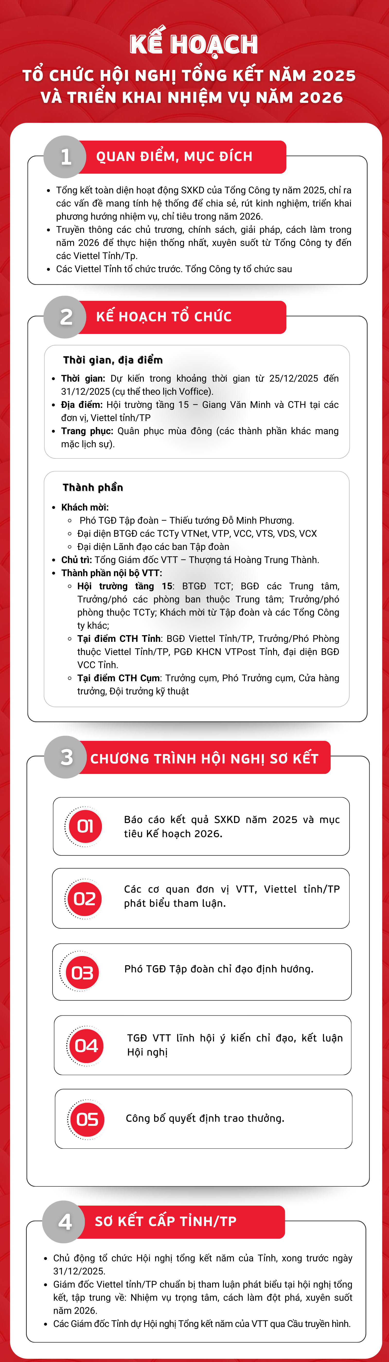 kế hoạch tổ chức sơ kết năm 2025