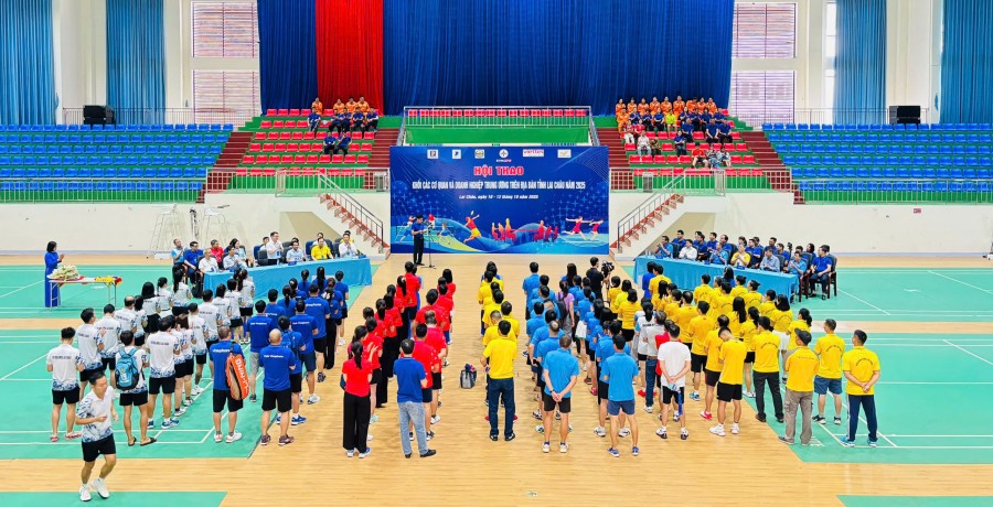 Toàn cảnh lễ khai mạc Hội thao
