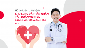 Hỗ trợ Khám chữ bệnh cho CBNV và thân nhân tại Bệnh viện 108 và Bạch Mai