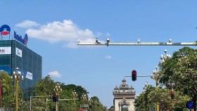 Camera ITS do VHT nghiên cứu triển khai lắp đặt tại Lào