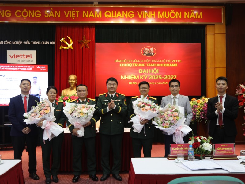 Chi bộ Trung tâm Kinh doanh tổ chức thành công Đại hội Chi bộ nhiệm kỳ 2025–2027.