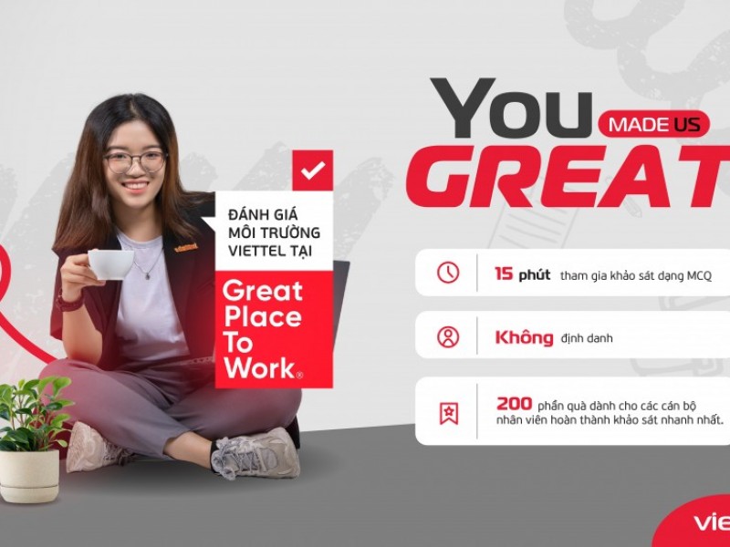 CBNV Viettel góp ý kiến xây dựng môi trường làm việc 'chuẩn' Great Place to Work