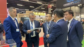 Máy thông tin quân sự hút khách tại MSPO 2023