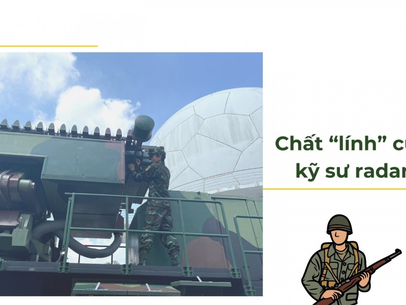 Chất “lính” của kỹ sư radar