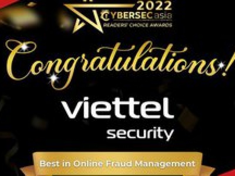 Viettel Cyber Security giành chiến thắng tại Cybersec Asia Readers’ Choice Awards 2022