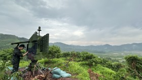 Radar và đài quang điện tử của VHT xuất hiện tại diễn tập bắn, ném bom, đạn thật của lực lượng Không quân