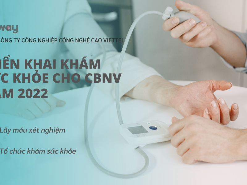 Triển khai khám sức khỏe cho CBNV 2022