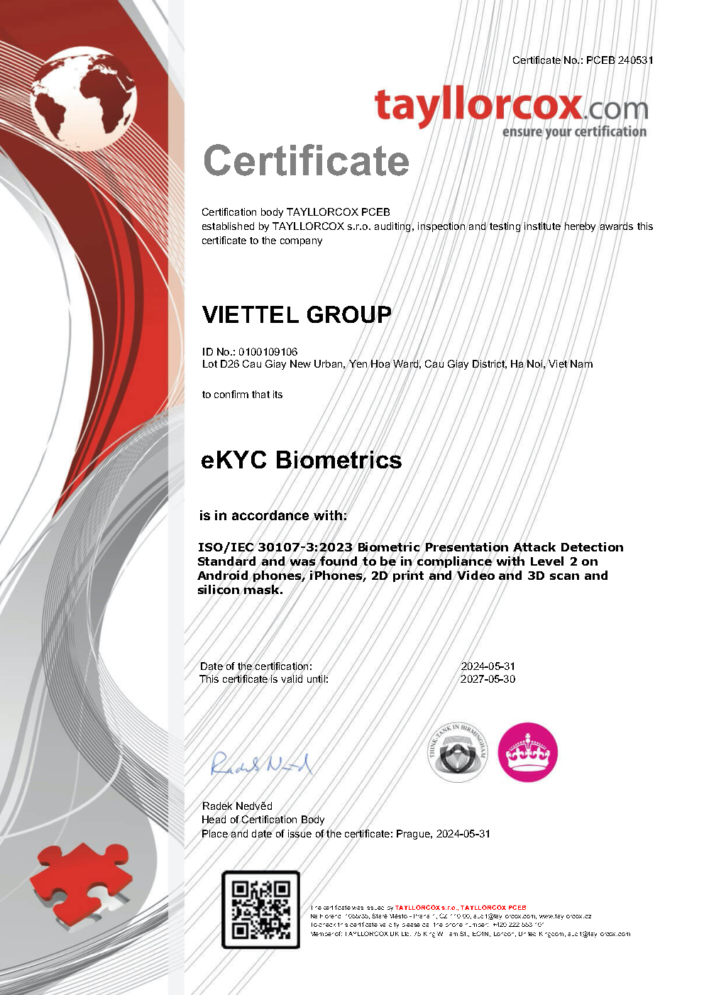 Certificate_VIETTEL_Biometric-1