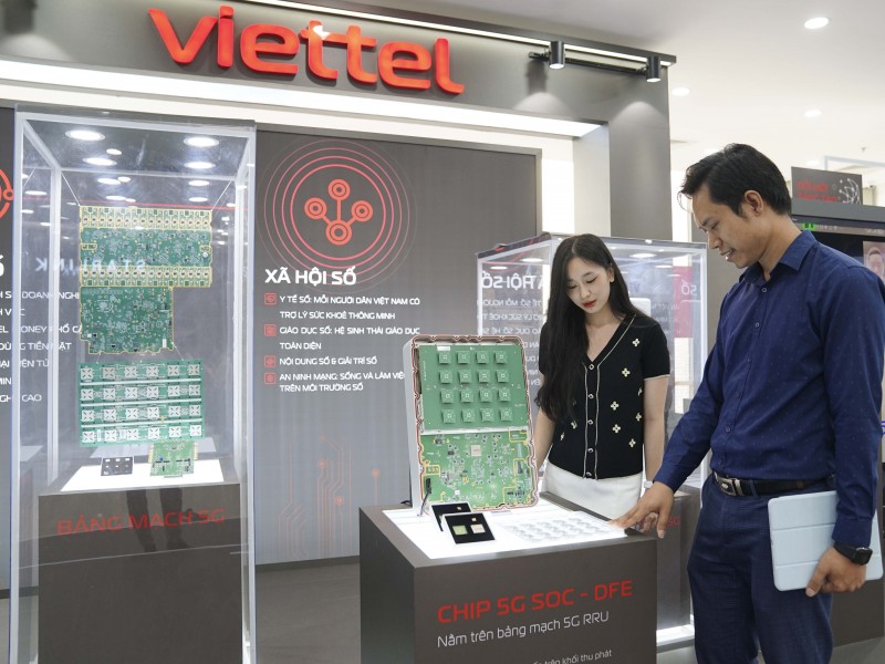 Viettel công bố chip 5G và trợ lý ảo AI tại triển lãm công nghệ tương lai