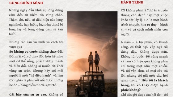 CX & Me - Hành trình kiến tạo từ bên trong