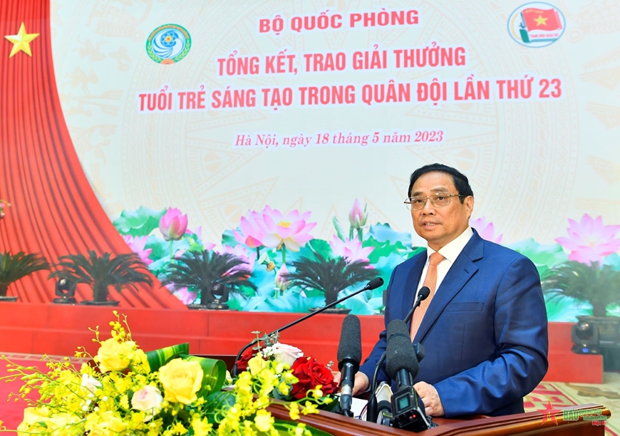 Thủ tưởng Phạm Minh Chính phát biểu chỉ đạo tại buổi lễ